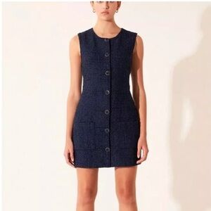 Endless Rose Textured Navy Dress